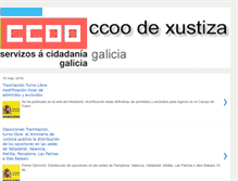 Tablet Screenshot of ccooxustiza.com
